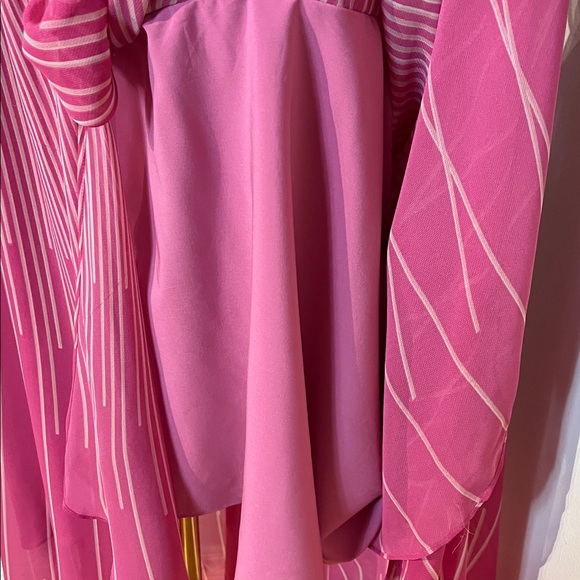 BGBGMAXAZRIA Sunburst High/Low Chiffon Dress - Picture 15 of 17